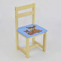 Детский стульчик МАСЯ Оленёнок Бэмби (4023) Голубой