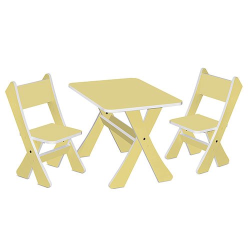 Столик со стульчиками Bambi Желтый (М 2101-07) фото 2