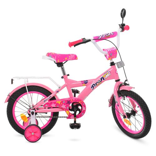 Двухколесный велосипед PROFI Original girl 14" Розовый (T1461)