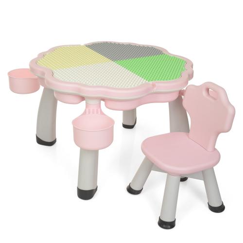 Столик со стульчиком Babmi (YG2020-3-8) Розовый