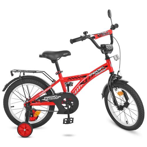 Детский двухколесный велосипед Racer PROFI 14" Красный (T1431)