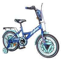 Велосипед двухколесный Tilly Cyber 16" (T-216220 blue+azure)