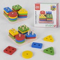 Деревянный геометрический сортер Fun Game (80380)
