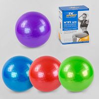 Мяч для фитнеса B 26266 "TK Sport", 4 цвета, диаметр 65 см