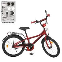 Велосипед детский двухколесный PROF1 Speed racer 20д. (Y20311) красный