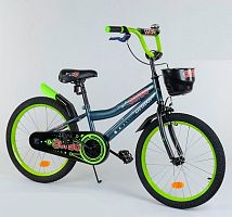 Двухколесный велосипед Corso 20" (R - 20975) с корзинкой