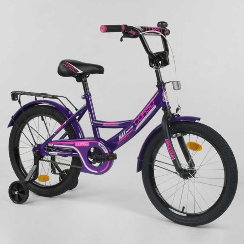 Велосипед двухколесный CORSO 18" (CL-18 R 5020)  Фиолетовый