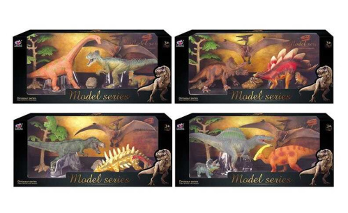 Набор динозавров - 4 вида (Q 9899 W3)