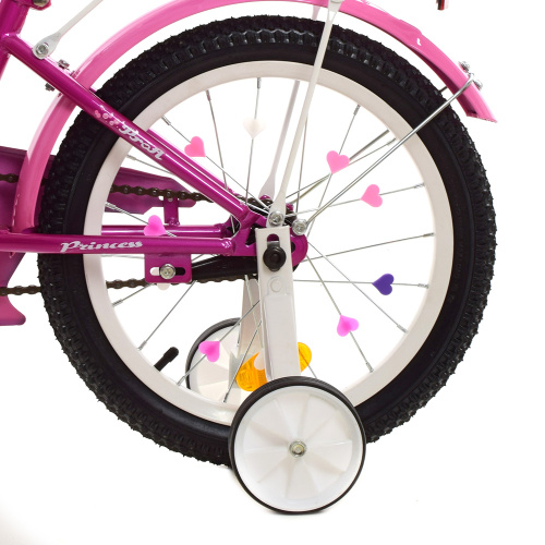 Двухколесный велосипед PROFI Princess 16" Малиновый (Y1616-1) фото 4