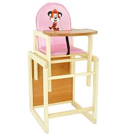 Детский стульчик для кормления Мася (48011) Розовый