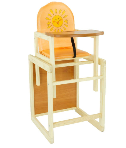 Детский стульчик для кормления Мася Солнышко (48013) Оранжевый