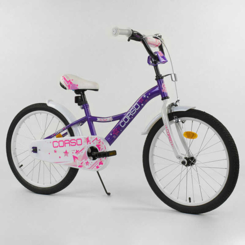 Двухколесный велосипед 20" Corso (S-40471) Фиолетовый