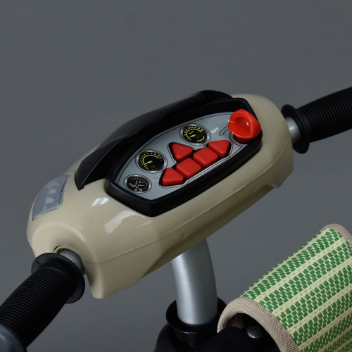 Трехколесный детский велосипед Best Trike (698 Бежевый) с интерактивной панелью фото 9