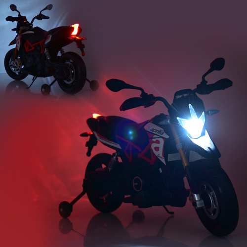 Мотоцикл Bambi Черный (M 4252EL-2) с 2 моторами фото 6