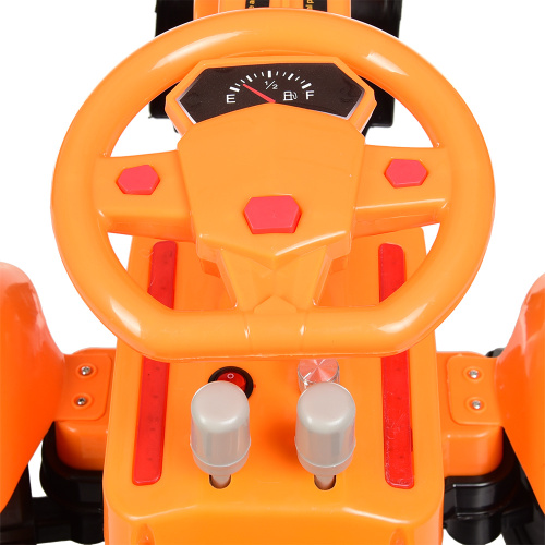 Детский электромобиль Трактор Bambi (M 4142L-7) Оранжевый фото 5
