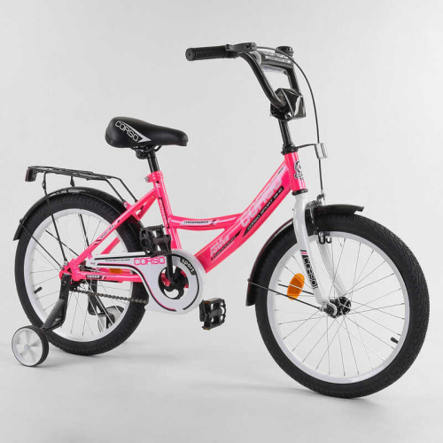 Двухколесный велосипед Corso 18" (CL-18505) Розовый