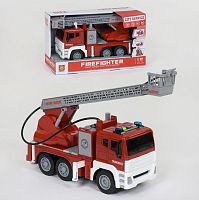 Пожарная машина с водяной помпой (WY 851 А) свет, звук