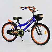 Двухколесный велосипед CORSO 20" (R - 20722) с корзинкой