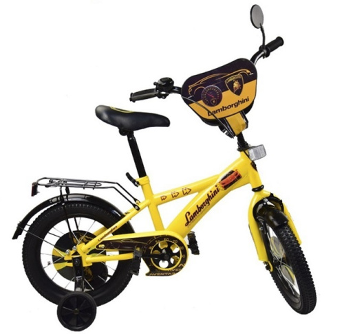 Двухколесный детский велосипед 12" (181247) Yellow
