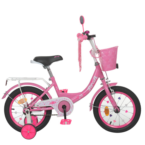 Велосипед детский PROF1 -12 д. Princess, SKD75, розовый (Y1211-1) фото 2