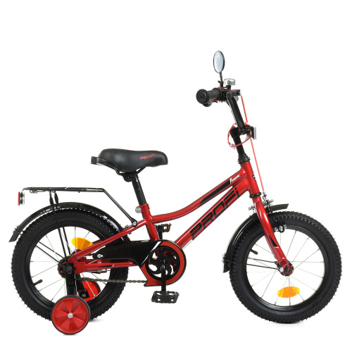 Двухколесный велосипед Profi Prime 14" (Y14221) Красный фото 2