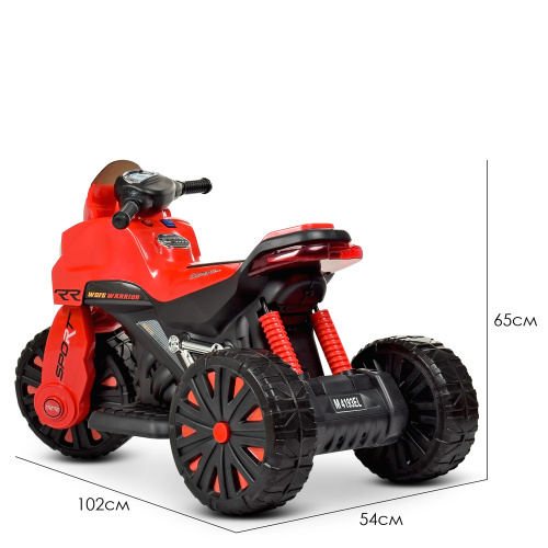 Детский мотоцикл Bambi (M 4193EL) с двумя моторами фото 5