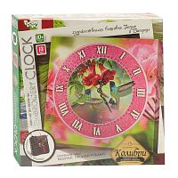 Часы с вышивкой гладью ДАНКО ТОЙС Embroidery clock (45319)