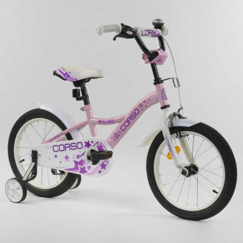 Двухколесный велосипед 16" Corso (S-60882) Розовый