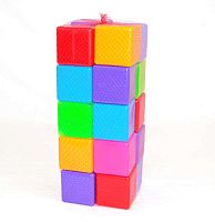 Кубики цветные BAMSIC (111/3) 24 штуки