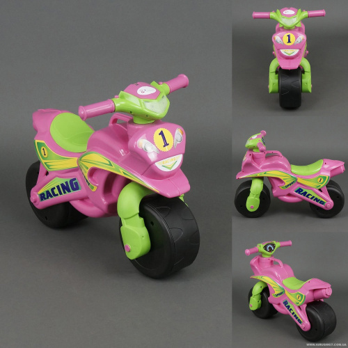 Мотоцикл-толокар Фламинго Спорт (0138/30) Розовый фото 2