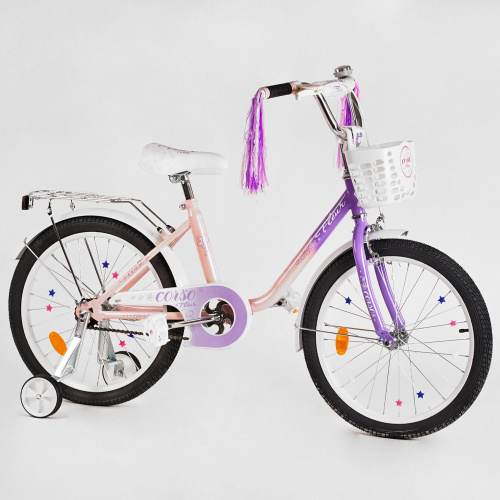 Велосипед двухколёсный CORSO “Fleur 20” (FL - 91088)
