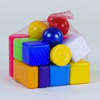 Комплект кубиков (102) 18 деталей