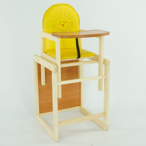 Детский стульчик для кормления Мася Солнышко (48007) Желтый