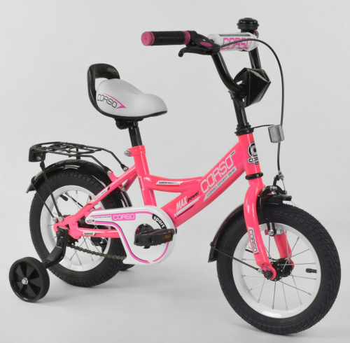 Велосипед двухколесный CORSO 12" (CL-12 D 0373) Розовый