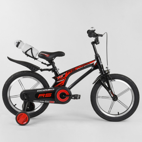 Велосипед двухколесный Corso 16" (83564) с алюминиевыми дисками фото 2
