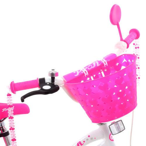 Детский велосипед Profi Star 14" Розовый (Y1494-1K) с корзинкой фото 3