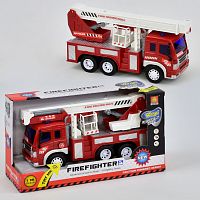 Пожарная машина WY 297 S, музыкальная, инерция, свет