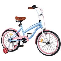 Велосипед двоколісний Tilly CRUISER 18" (T-21837 blue+pink)