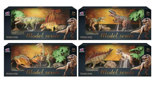 Набор динозавров - 4 вида (Q 9899 M 7)