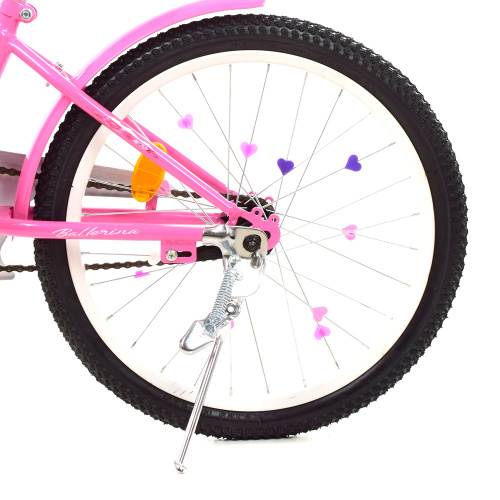 Велосипед двухколесный Profi Ballerina 20" Розовый (Y2081) со звонком фото 5