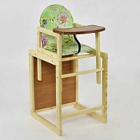 Детский стульчик для кормления Мася Бабочки (64138) Салатовый