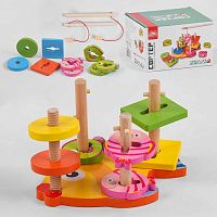 Деревянная игрушка (61639) "Fun Game", магнитная рыбалка, в коробке