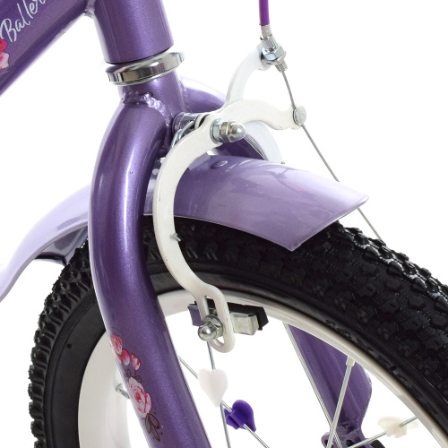 Детский двухколесный велосипед PROFI Ballerina 14" (Y1483-1K) с приставными колесиками фото 4