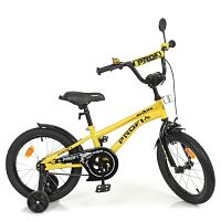 Велосипед детский двухколесный PROF1 Shark 16д. (Y16214) желто-черный