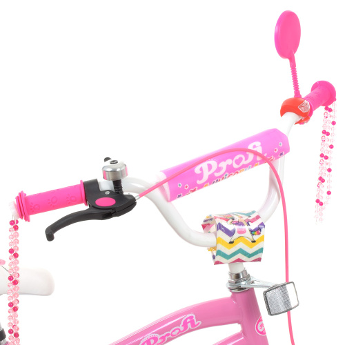 Двухколесный велосипед Profi Unicorn 18" (Y18241-1) Розовый фото 3