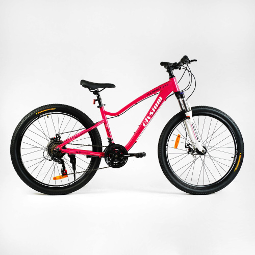Велосипед Спортивный Corso «ELYSIUM» 27,5" дюймов LS-27400 (1) рама алюминиевая 15,5", оборудование Shimano 21 скорость, собран на 75%