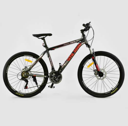Спортивный велосипед CORSO GTR-3000 26" (JYT 003 - 9051) 21 скорость