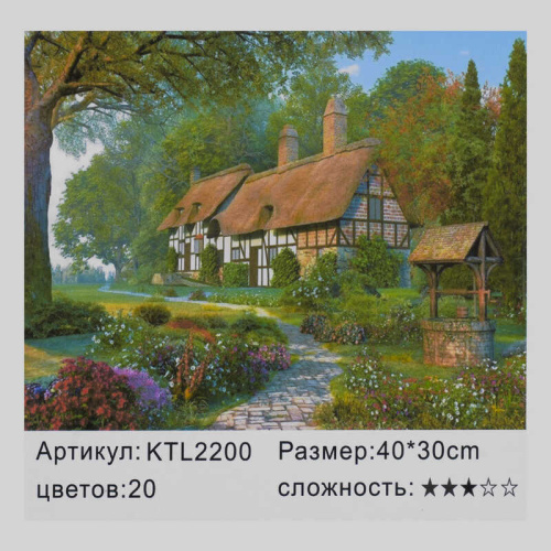 Картина по номерам (KTL 2200) 40х30