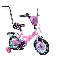 Велосипед двухколесный Tilly Monstro 12" (T-21229/1 pink+blue)