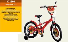 Детский двухколесный велосипед 18" Красный (171805)